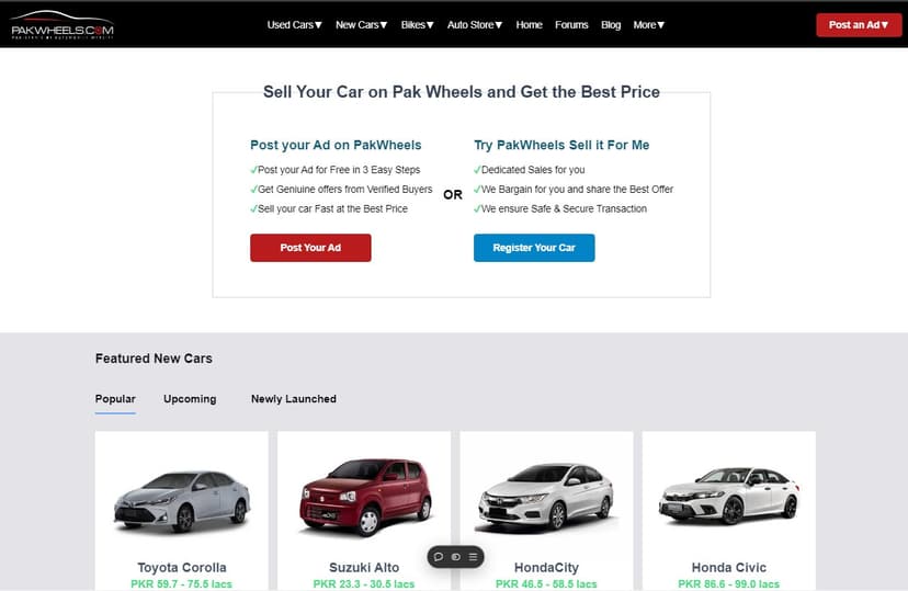 Car Selling WebSite